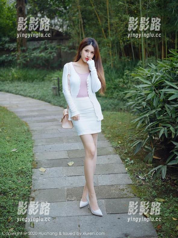 HuaYang花漾 - 赵惟依coco和她的纯白梦境——翻翻原图，想起了那素雅的冰淇淋