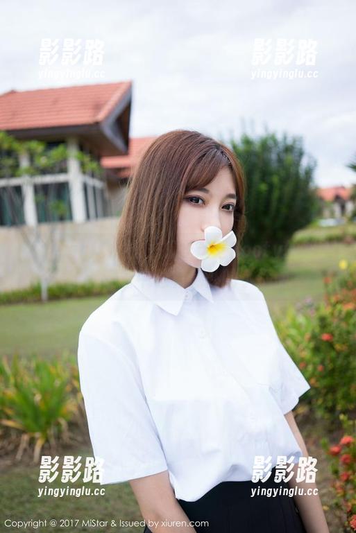 MiStar魅妍社 - 打开芝芝Booty的双人原图：观看中总有意外的小插曲～