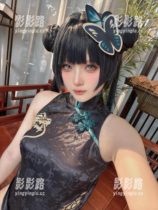 屿鱼yukako的安克雷奇旗袍，无圣光图集中每一寸都与众不同