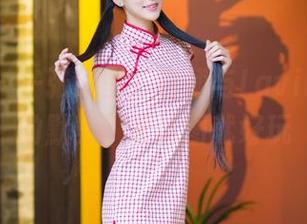 爱蜜社 - 一张原图，白裙与Lavinia肉肉的默契，看这图就好玩
