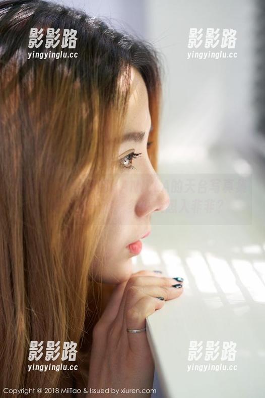 蜜桃社 - 韵莉娜VANILLA的天台写真集，最新的一波，多少人想入非非？