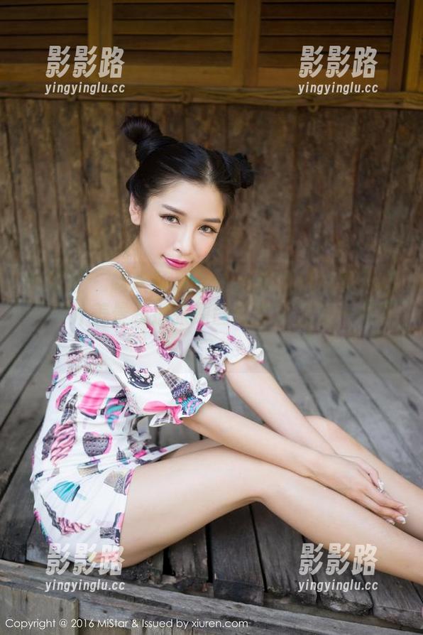 魅妍社 - 赵欢颜Jessica这次玩得真开心，户外美景和那张原图还能再清新一点吗？